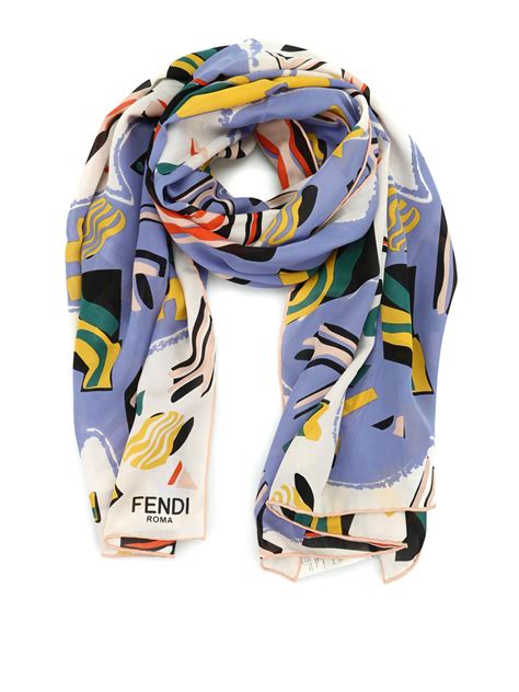 fendi scarf mens replica|fendi silk scarf for sale.